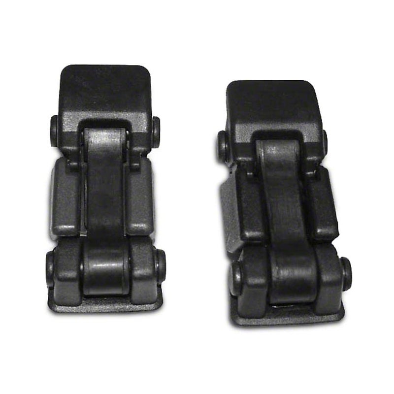 Omix-Ada | 11210.09 | Hood Catch and Bracket Pair | OE Reference: 55176636K2 | Fits 1997-2006 Jeep Wrangler TJ - Image 1